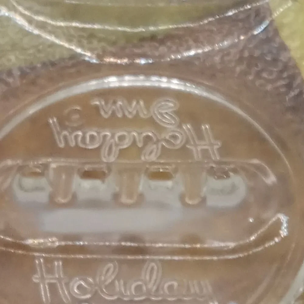 HOLIDAY INN Motel Clear Glass Ashtray Atomic Style 5 Inch Rectangle Vtg